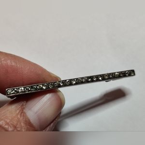 Antique Edwardian French Bar Pin Sterling Silver